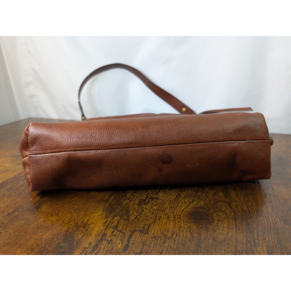 Fossil Charlotte Hobo Bag Brown Pebbled Leather Purse Adjustable Strap Brown - Picture 7 of 15